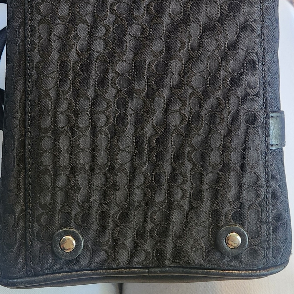 Coach Signature Mini Boston Bag - Black - Travel Bag - Picture 10 of 15